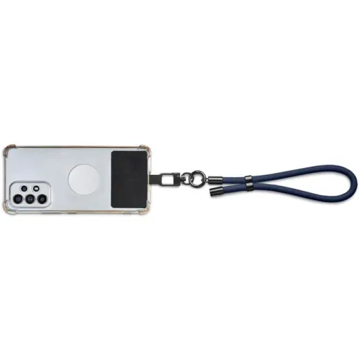 Altitude Silhouette Wrist Phone Strap - Navy Phone